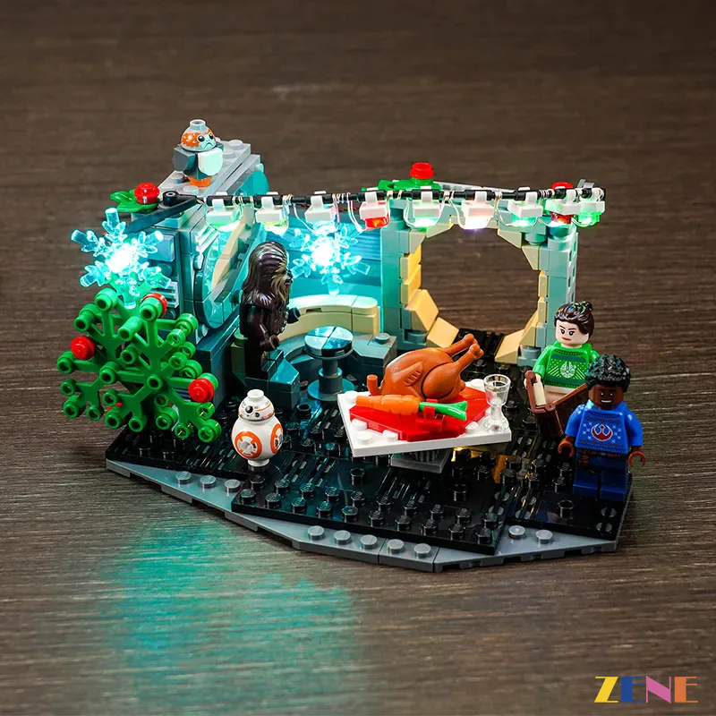 Light Kit for Millennium Falcon Holiday Diorama #40658 - Image 5