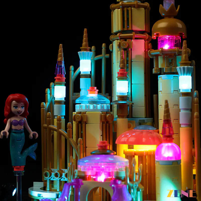 Light Kit for Mini Disney Ariel Castle #40708 - Image 3