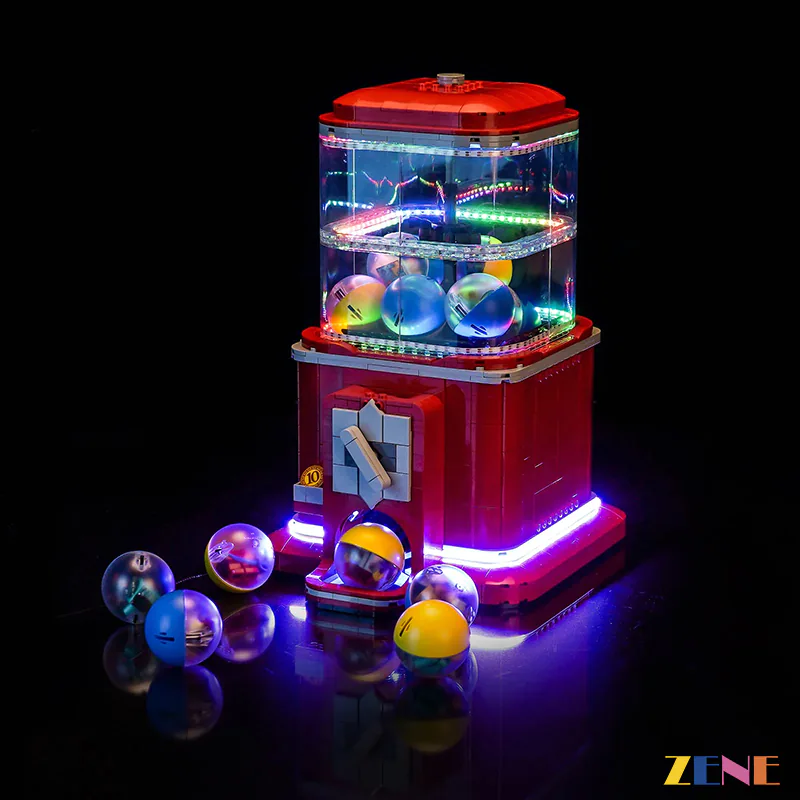 Light Kit for Minifigure Vending Machine #21358 (Multi Color) - Image 2