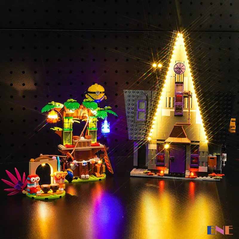 Light Kit for Minions and Gru's Family Mansion #75583