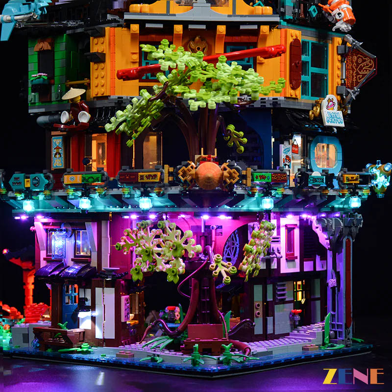 Light Kit for NINJAGO City Gardens #71741 - Image 3