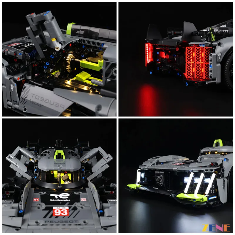Light Kit for PEUGEOT 9X8 24H Le Mans Hybrid Hypercar #42156 - Image 5