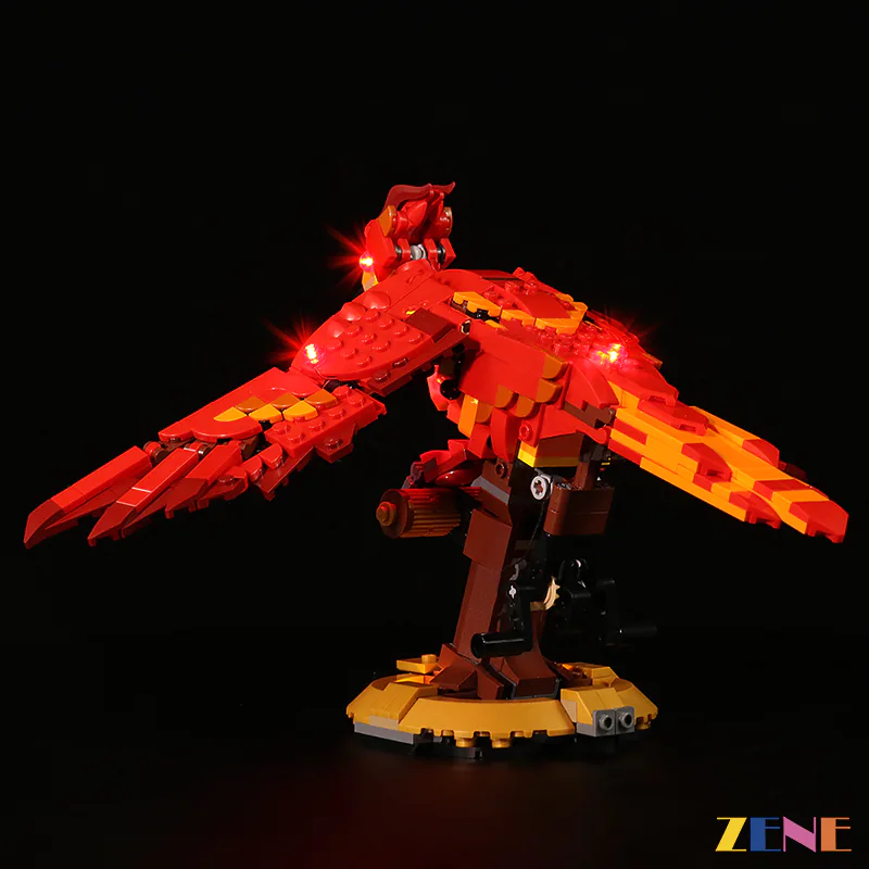 Light Kit for Fawkes Dumbledore’s Phoenix #76394 - Image 5