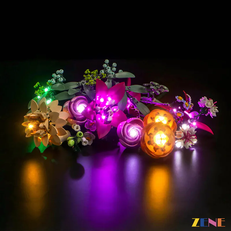 Light Kit for Pretty Pink Flower Bouquet #10342 - Image 2