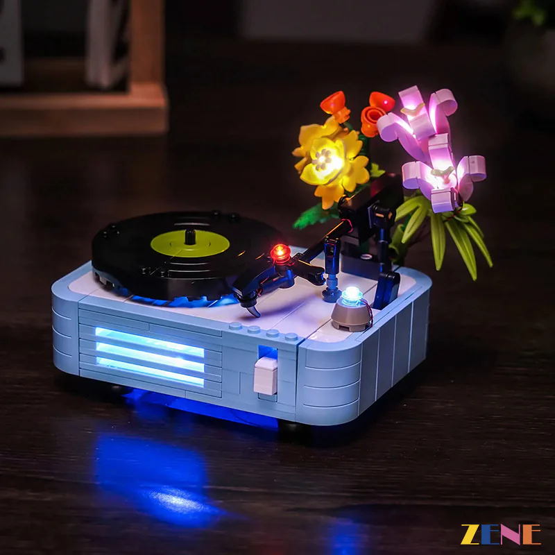 Light Kit for Record Player with Flowers #31172
