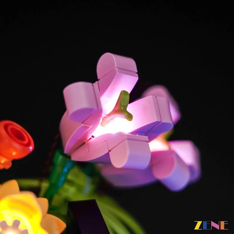 Light Kit for Record Player with Flowers #31172 - Image 8