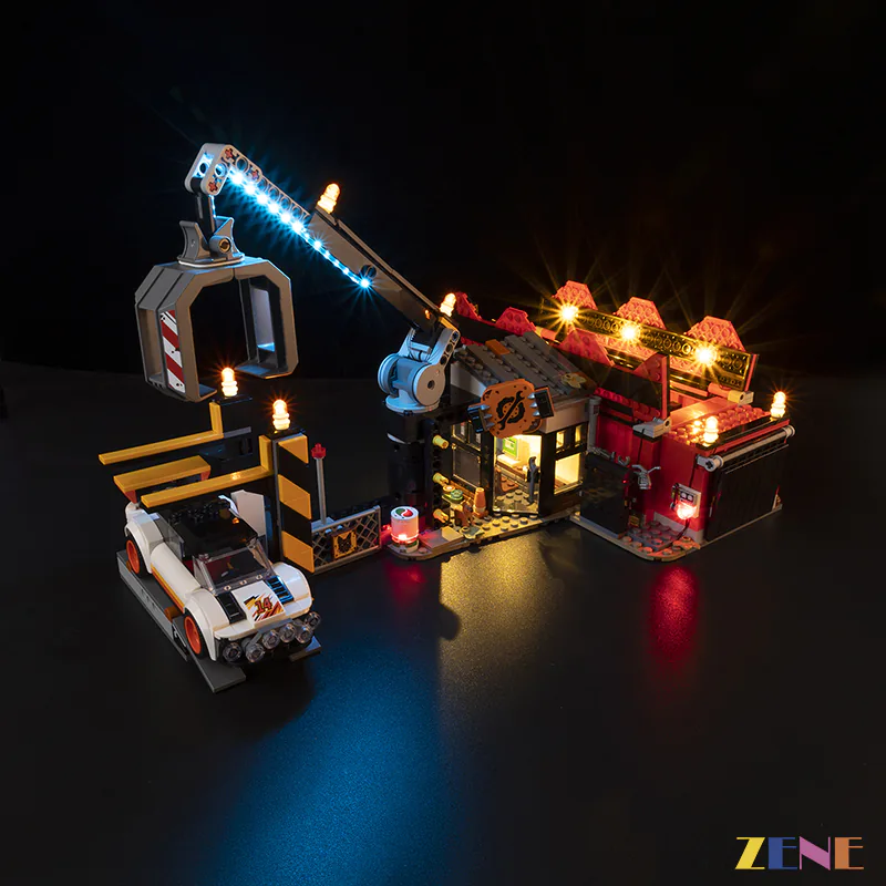 Light Kit for Scrapyard with Cars #60472 - Image 11