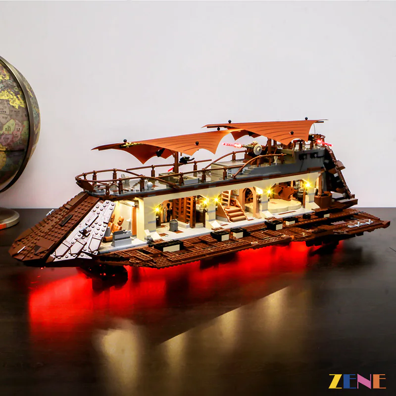 Light Kit for Star Wars Jabba s Sail Barge #75397 - Image 6