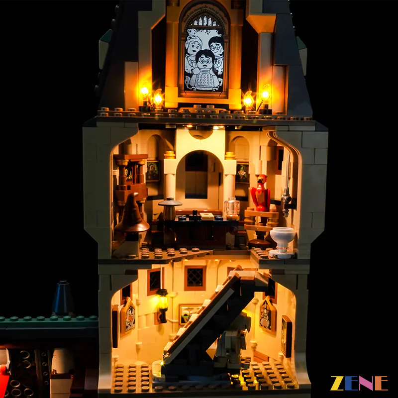 Light Kit for The Main Tower Hogwarts Castle #76454 - Image 6