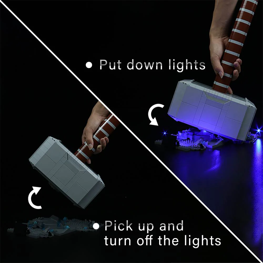 Light Kit for Thor's hammer #76209 - Image 2