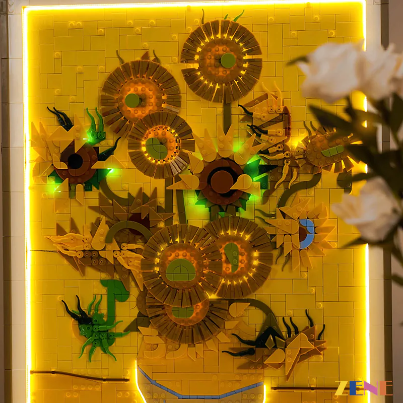 Light Kit for Vincent van Gogh Sunflowers Art #31215 - Image 5