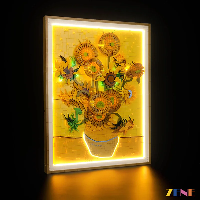 Light Kit for Vincent van Gogh Sunflowers Art #31215 - Image 7