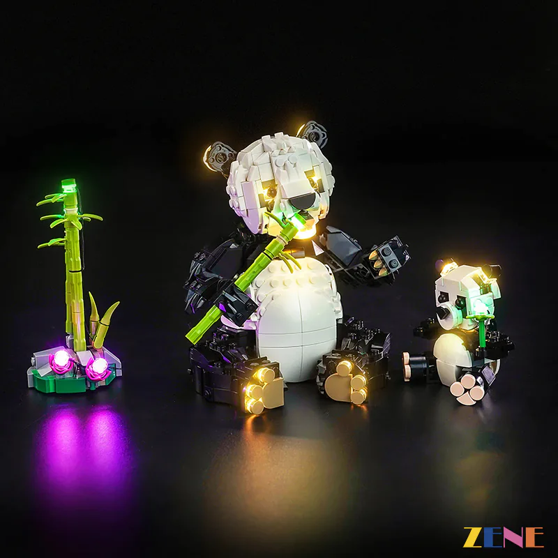 Light Kit for Wild Animals Panda Family 31165 - Image 2