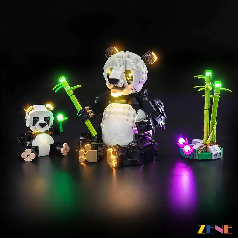 Light Kit for Wild Animals Panda Family 31165 - Image 5