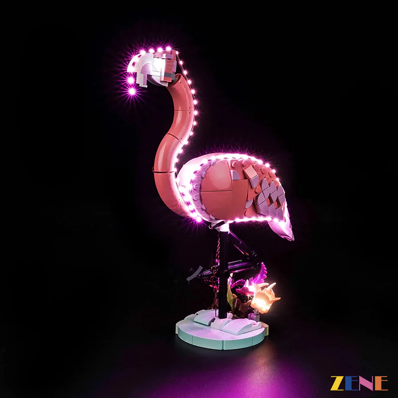 Light Kit for Wild Animals: Pink Flamingo #31170 - Image 4