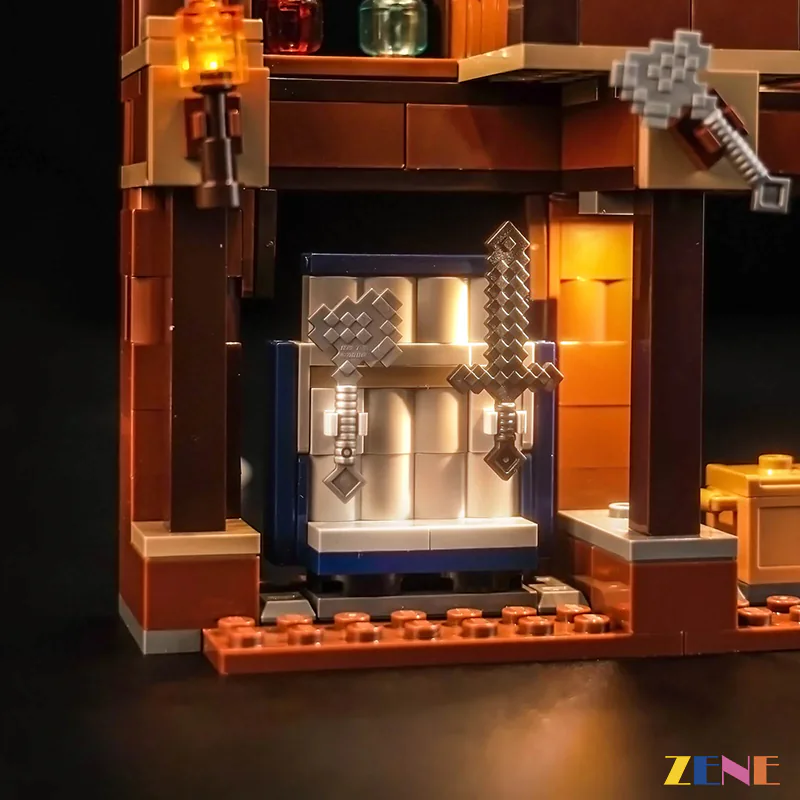 Light Kit for Woodland Mansion Fighting Ring #21272 - Image 9