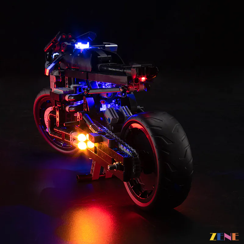 Light Kit for THE BATMAN – BATCYCLE #42155 - Image 2