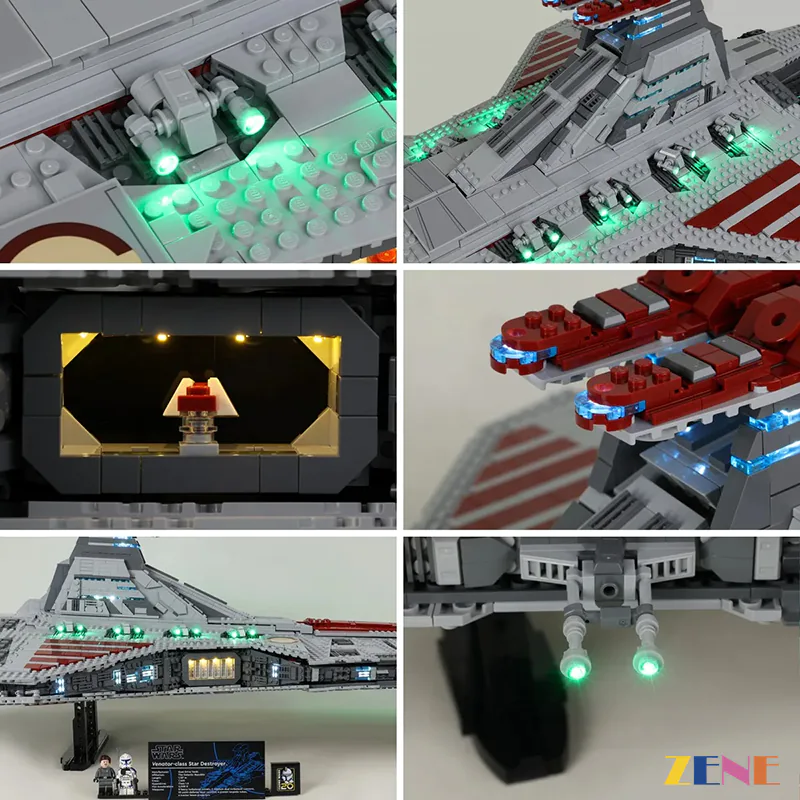 Light Kit for Venator Class Republic Attack Cruiser #75367 (Ver.2) - Image 6