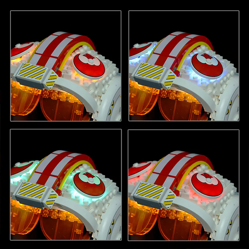 Light Kit for Luke Skywalker (Red Five) Helmet #75327 - Image 5