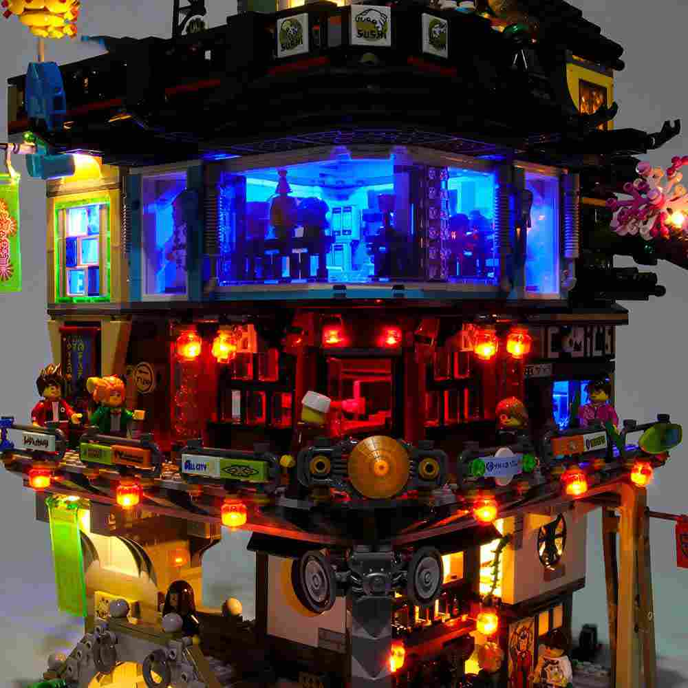Light Kit for Ninja City #70620 - Image 3