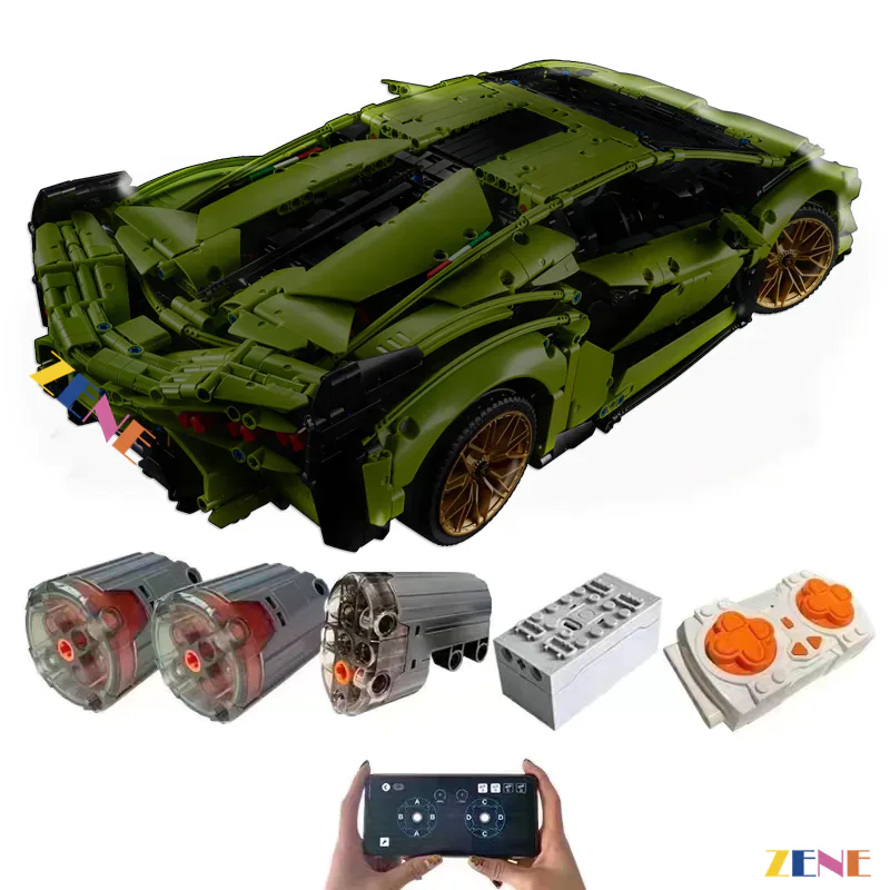 Power Functions Kit for Lamborghini Sián FKP 37 #42115 Motor - Image 6