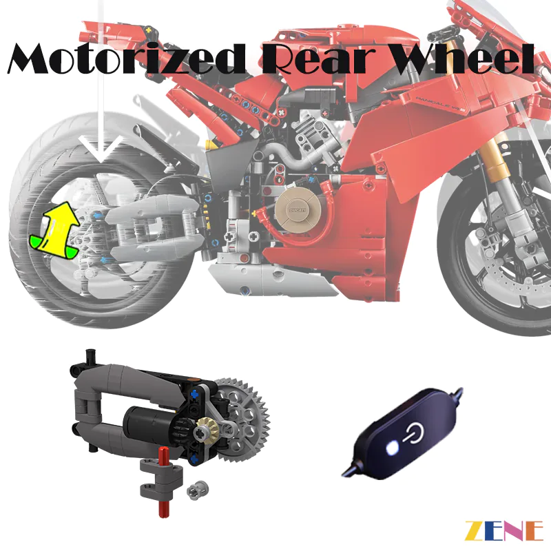 Motorized Kit for Ducati Panigale V4S Motorcycle #42202 Power Functions