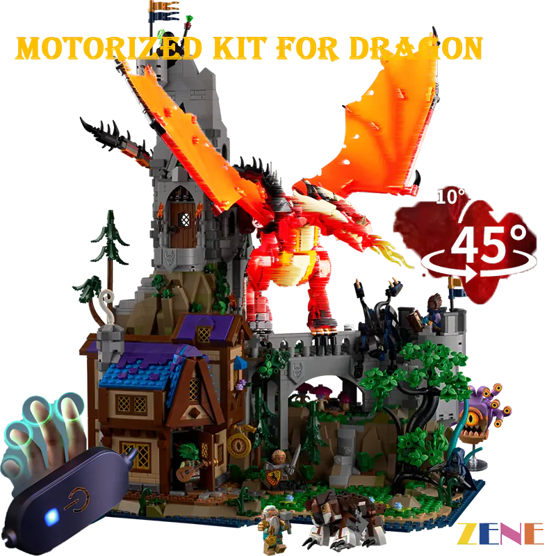 Motorized Kit for Dungeons Dragons Red Dragon's Tale #21348 Power Functions