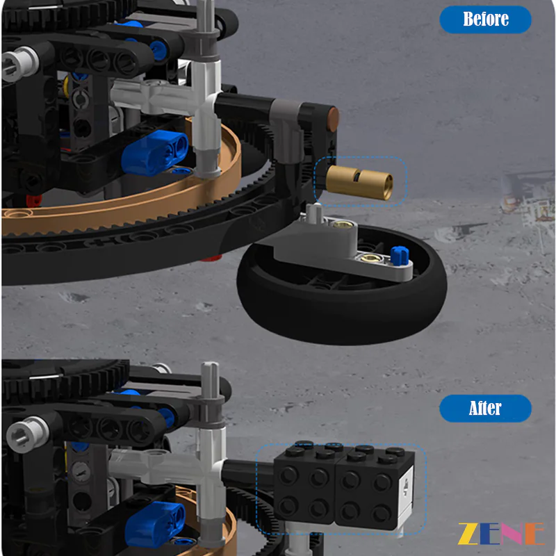 Motorized Kit for Planet Earth and Moon in Orbit Technic Power Functions #42179 - Image 4