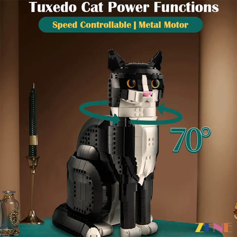 Motorized Kit for Tuxedo Cat Pet #21349 Power Functions