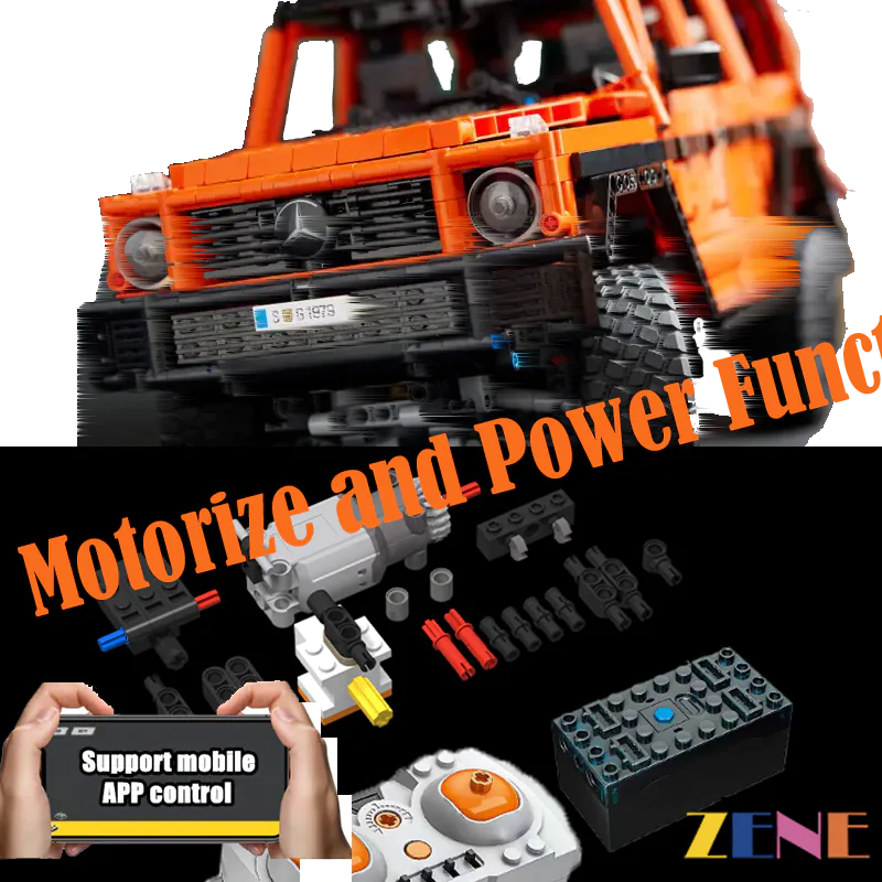 Power Functions Kit for G500 Mercedes-Benz #42177 RC Motorized Can After Build