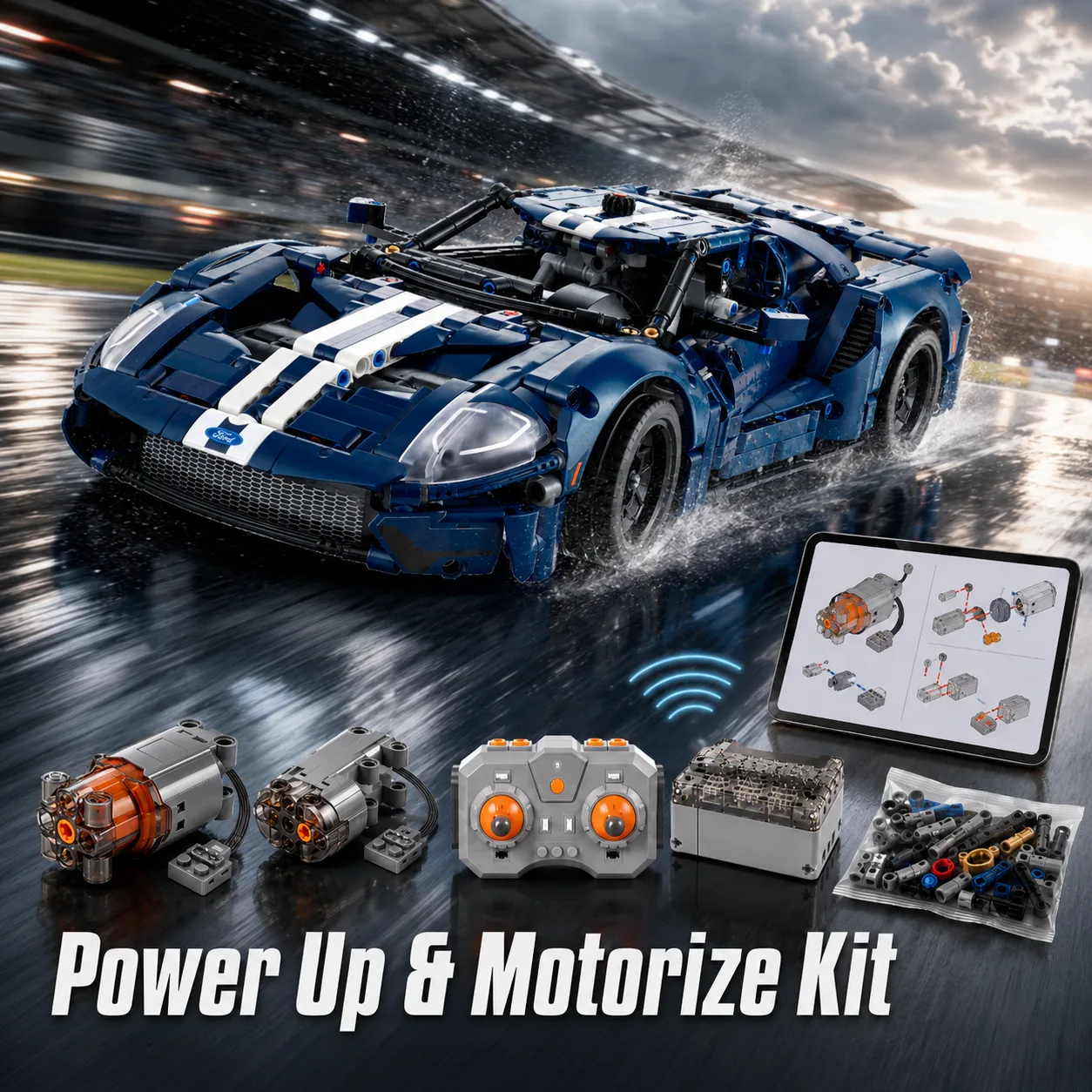 Power Functions Kit for 2022 Ford GT #42154 Motor