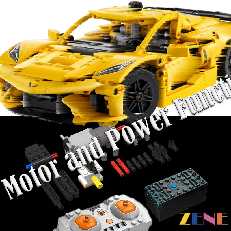 Power Functions Kit for Chevrolet Corvette Stingray #42205