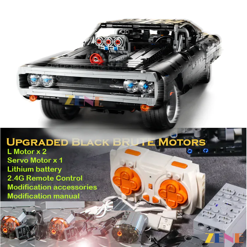 Power Functions Kit for Dom's Dodge Charger #42111 Motor