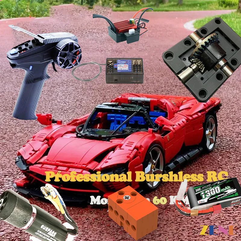 Power Functions Kit for Ferrari Daytona SP3 #42143 (High Performance) - Image 7