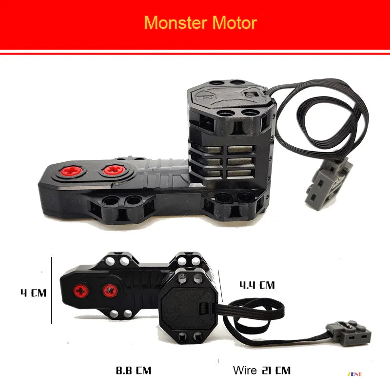 Power Functions Kit for Ford GT40 MKII Race Car #42223 Motorized & Power Up - Image 3