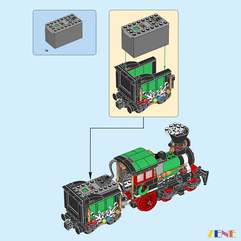 Power Functions Kit for Holiday Express Train #10361 - Image 4