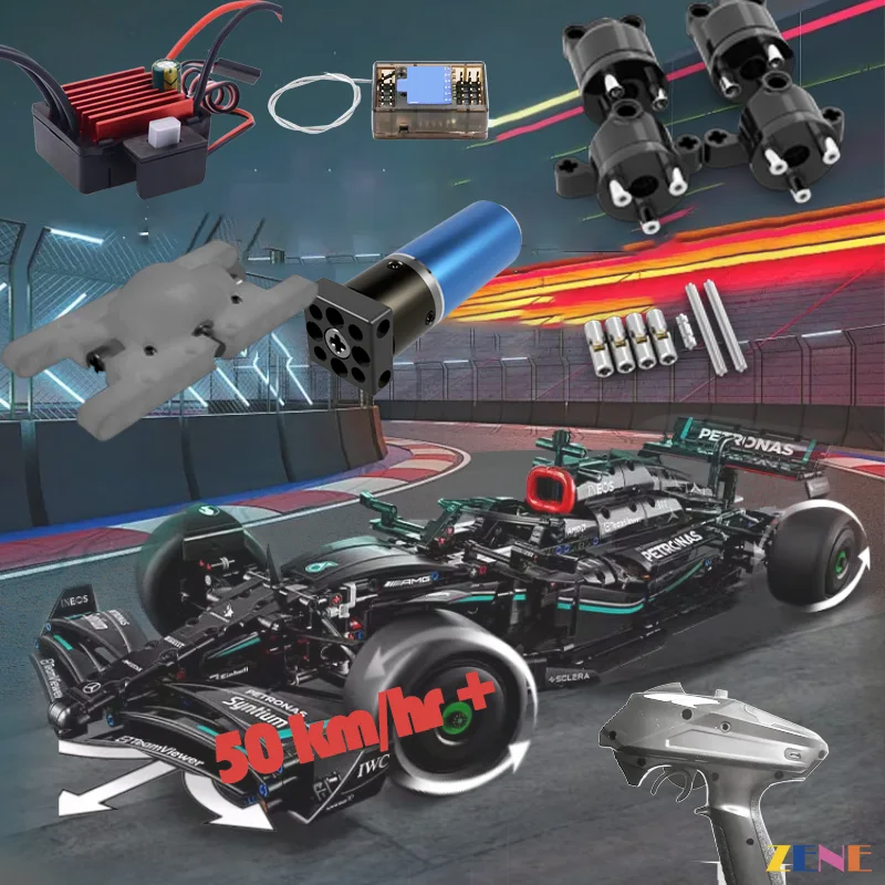 Power Functions Kit for Mercedes AMG F1 W14 #42171 (High Performance RC) - Image 8